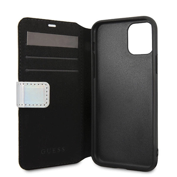 Guess GUFLBKN65BLD iPhone 11 Pro Max sølv/sølv bog Iridescent