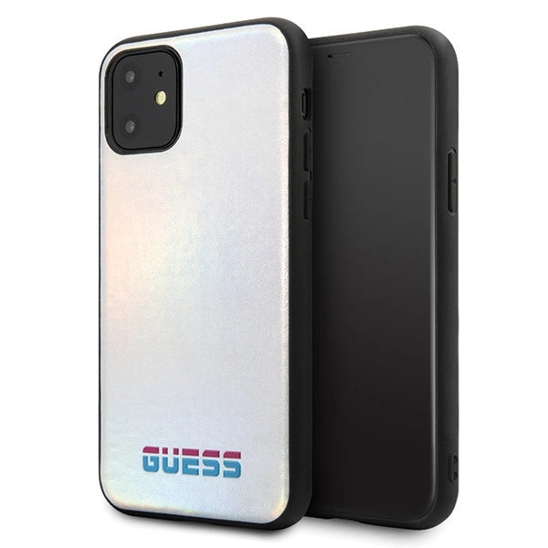 Guess GUHCN65BLD iPhone 11 Pro Max sølv/sølv hårdkasse Iridescent