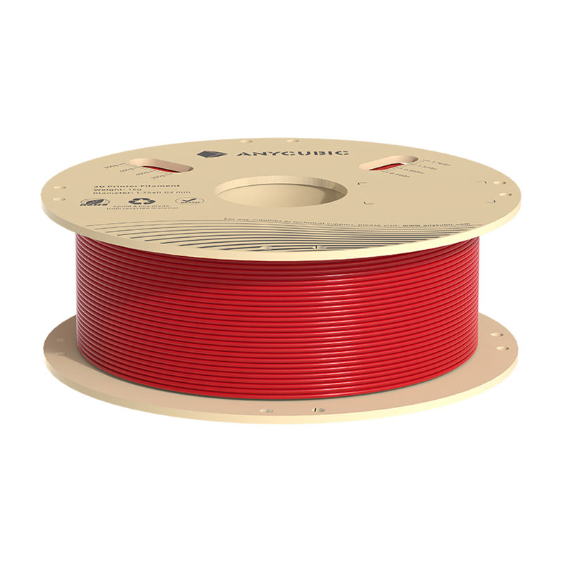 PLA-filamenter på 1 kg (rødt)