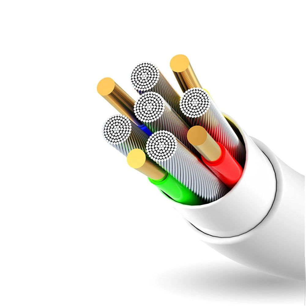Dudao kabel USB / Lightning 3A 1m hvid (L1L hvid)