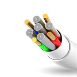 Dudao kabel USB / Lightning 3A 1m hvid (L1L hvid)