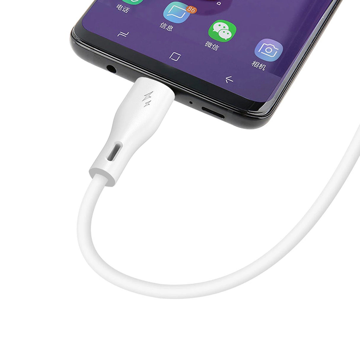 Dudao L2L USB-A / Lightning 3A Kabel 2m - Hvid