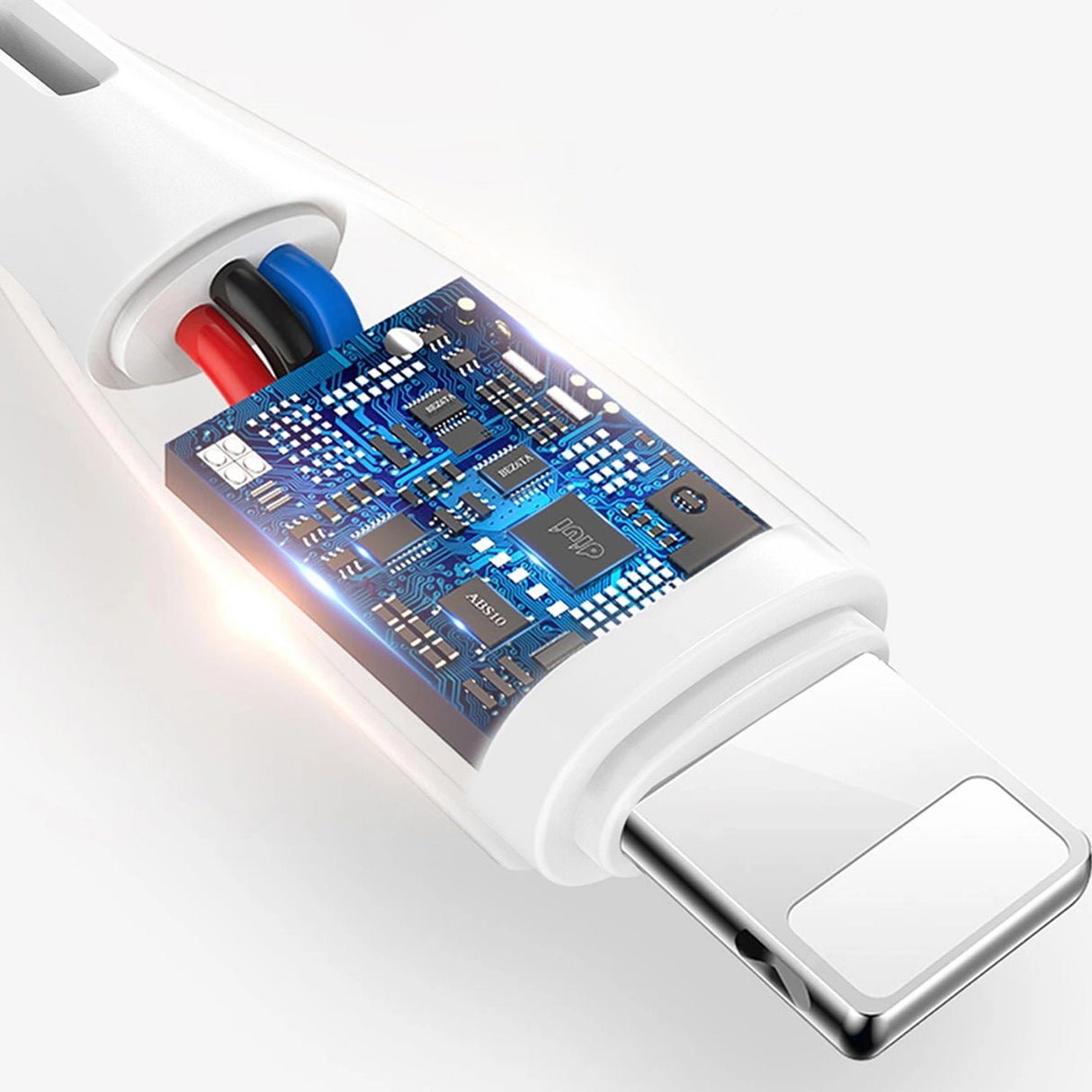 Dudao L2L USB-A / Lightning 3A Kabel 2m - Hvid