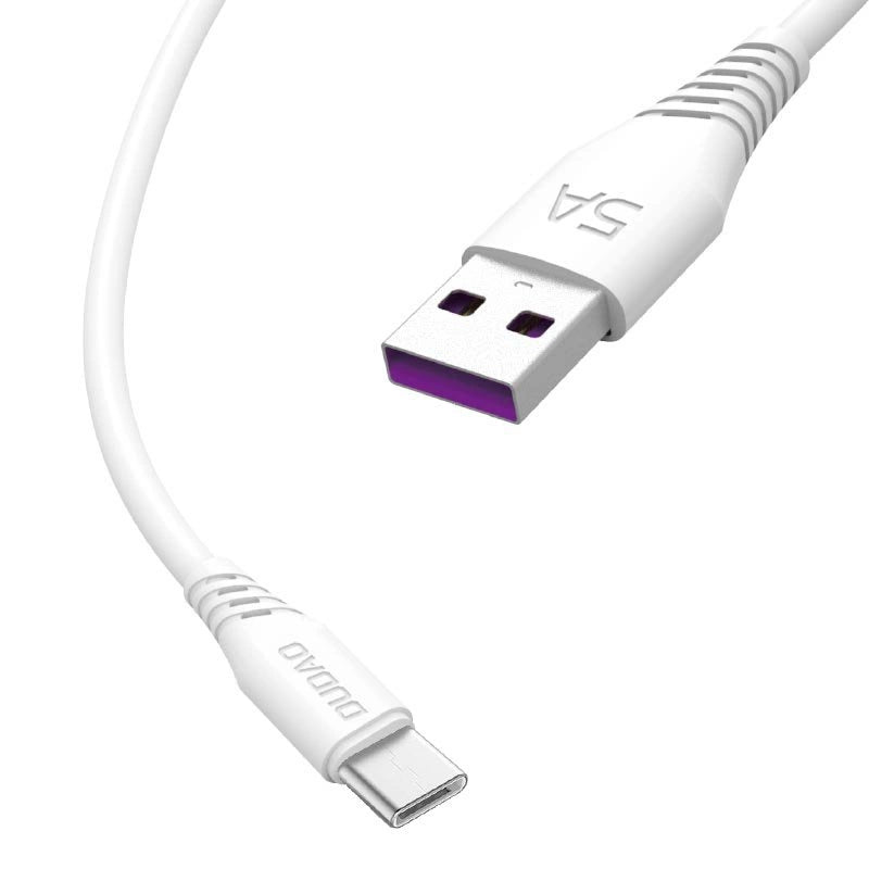 Dudao kabel USB / USB Type C 5A kabel 2m hvid (L2T 2m hvid)
