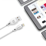 Dudao kabel USB / Lightning 2.1A kabel 2m hvid (L4L 2m hvid)