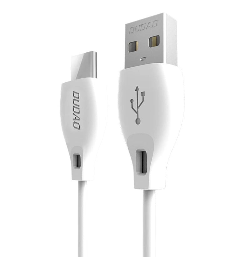 Dudao kabel USB type C 2.1A 1m hvid (L4T 1m hvid)