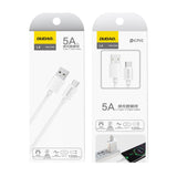 Dudao kabel USB type C 2.1A 1m hvid (L4T 1m hvid)