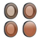 Set of 4 Sunnylife ND8/PL + ND16/PL + ND32/PL + ND64/PL filters for Osmo Nano