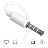 Dudao 3,5 mm headset hvid (X10S hvid)