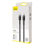 Baseus CATKLF-ALG1 USB-C - USB-C PD QC kabel 100W 5A 2m - grå