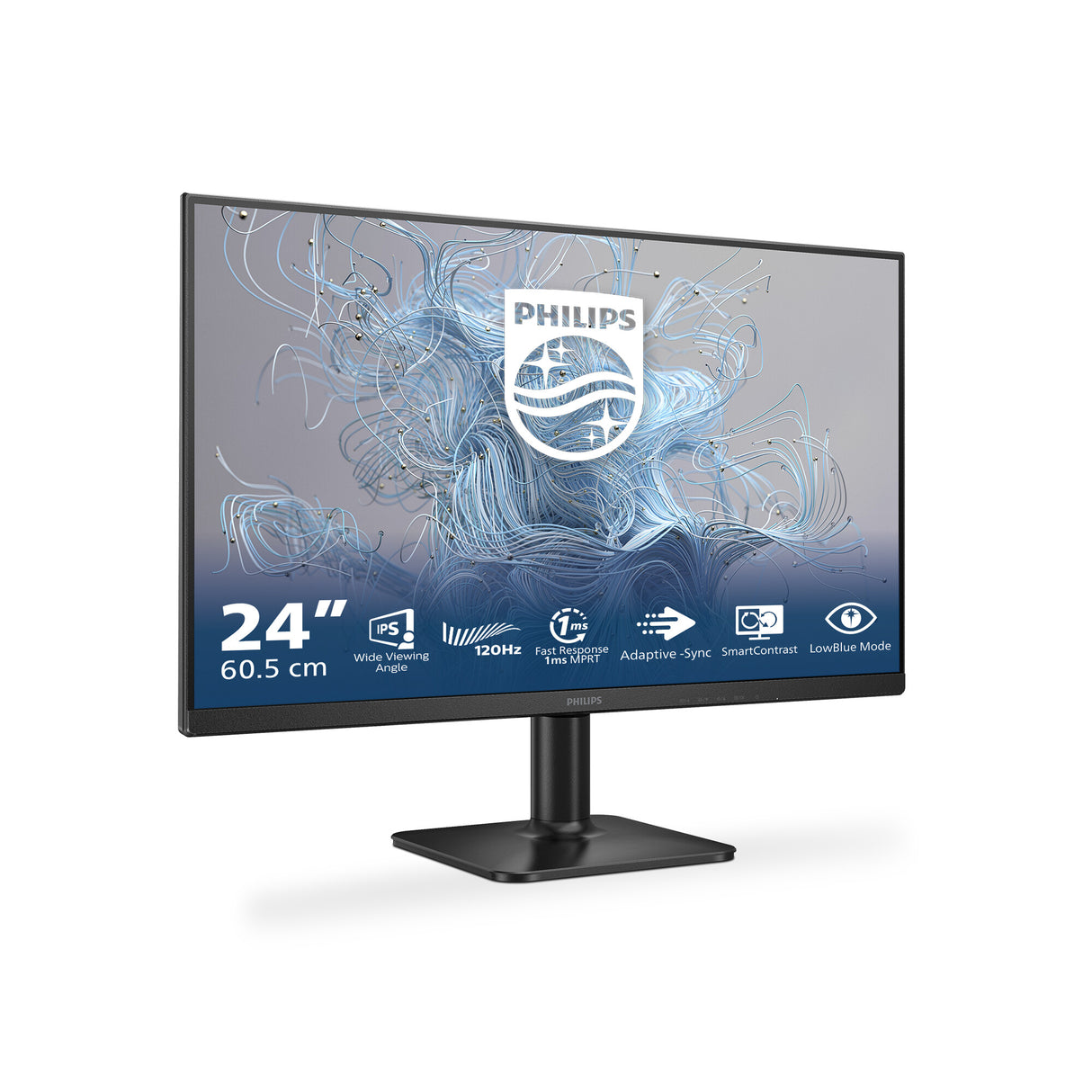 Philips 1000 series 24E2N1110/00 computerskærm 60,5 cm (23.8") 1920 x 1080 pixel Fuld HD LCD Sort