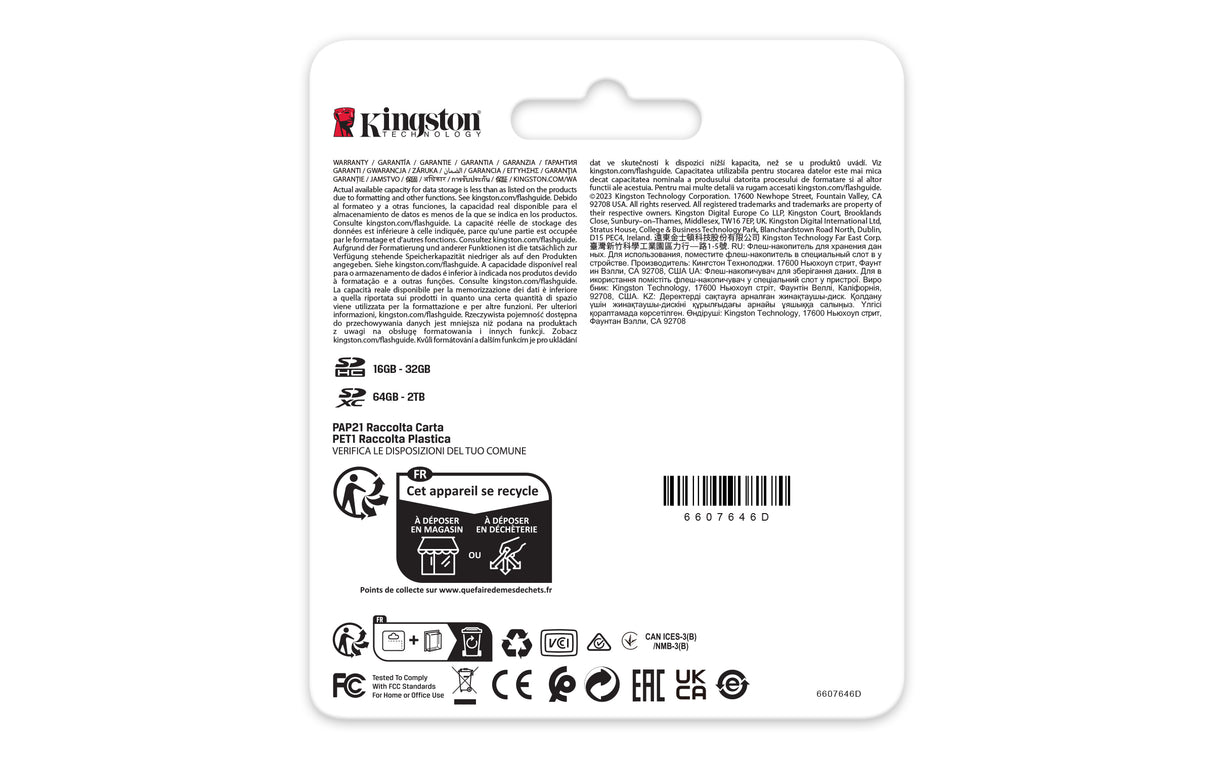 Kingston Canvas React Plus SDXC UHS-II Memory Card 256GB 280MB/s