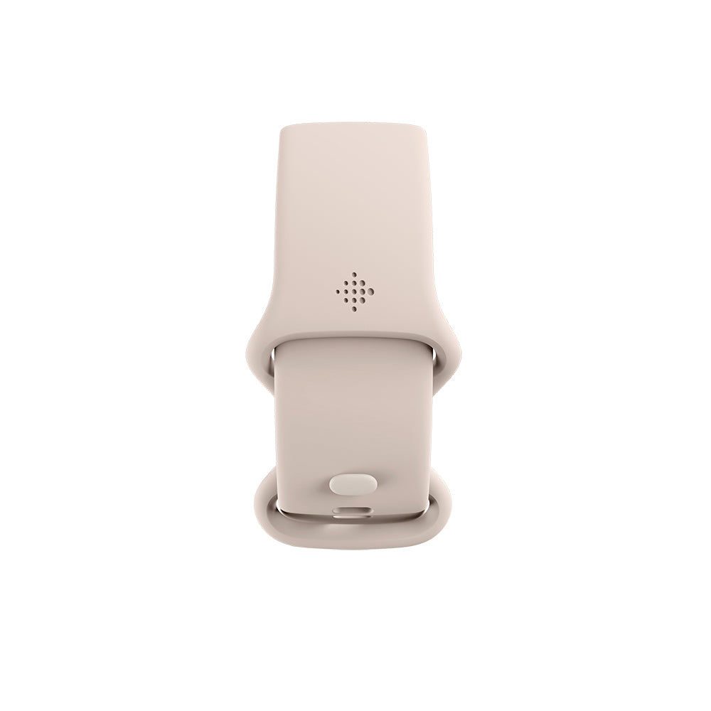 Fitbit Charge 6 AMOLED Aktivitetstracker til håndled Beige, Sølv