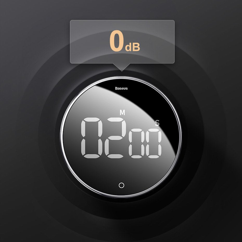 Baseus Heyo rotary timer electronic timer black timer (ACDJS-01)