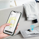 Baseus T2 keychain mini wireless key and other object finder white (ZLFDQT2-02)