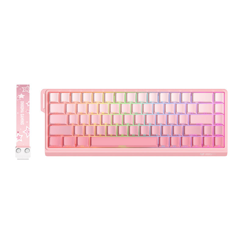 ONIKUMA G69 tastatur med kabel (rosa)