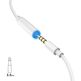 Dudao audio adapter hovedtelefon adapter fra Lightning til 3,5 mm mini jack hvid (L16i hvid)