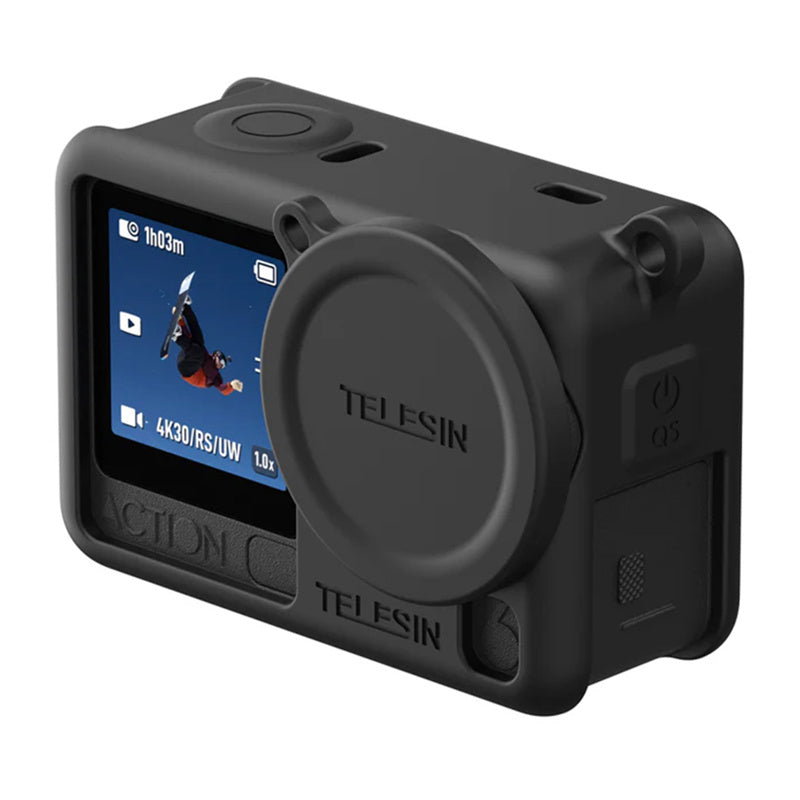Telesin silikone beskyttelsesfoder til DJI Osmo Action 6 (sort)