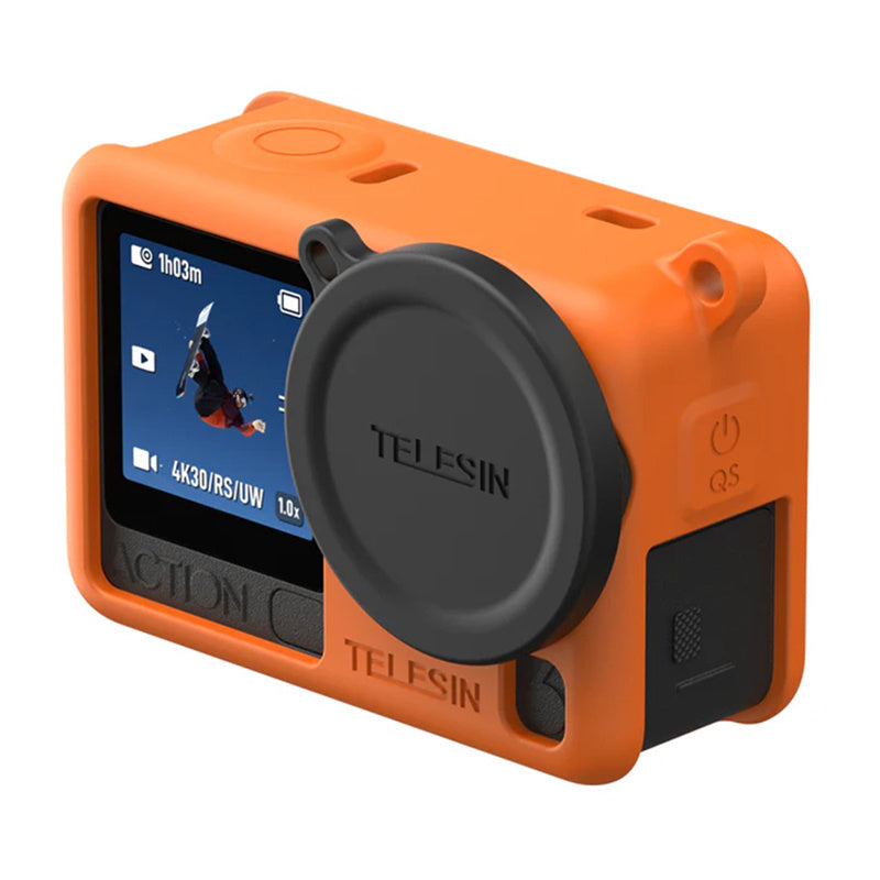 Telesin silikone beskyttelsesfoder til DJI Osmo Action 6 (Orange)