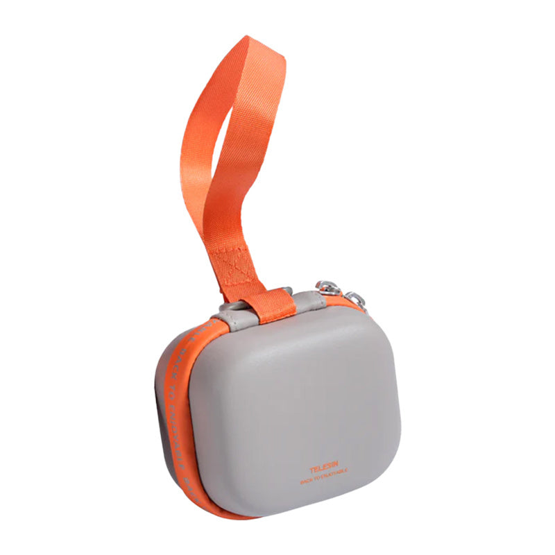 Telesin DisAdv EVA Universal Mini Transport Bag til sportskameraer (grå-orange)