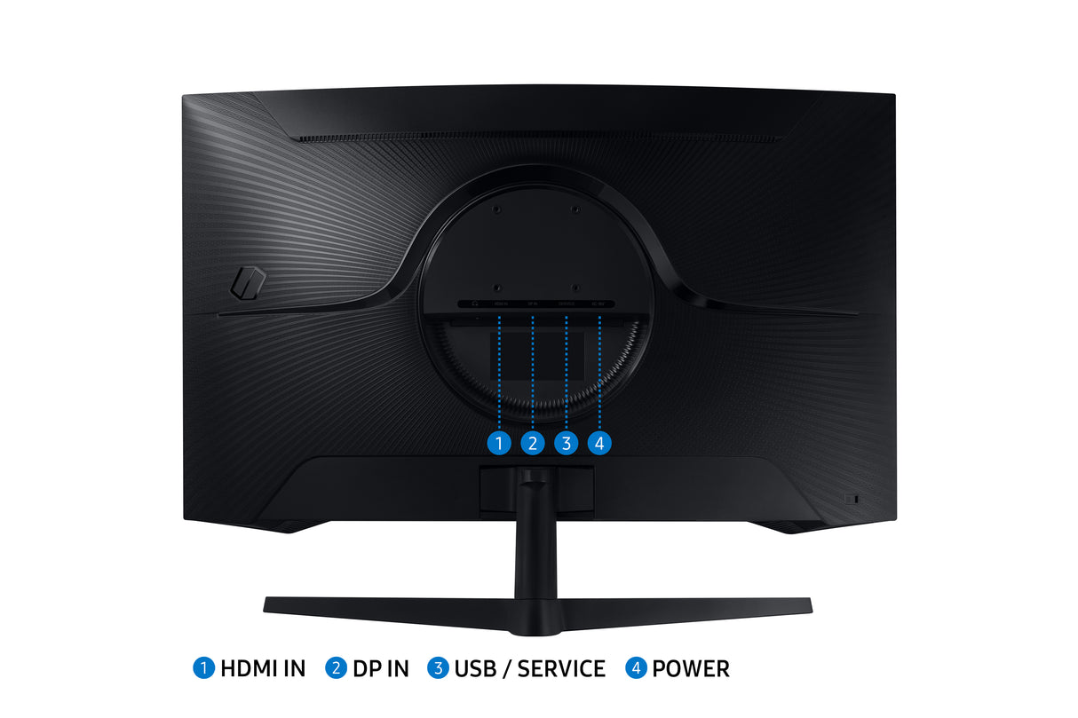 Samsung S32CG552EU computerskærm 81,3 cm (32") 2560 x 1440 pixel Quad HD LED Sort