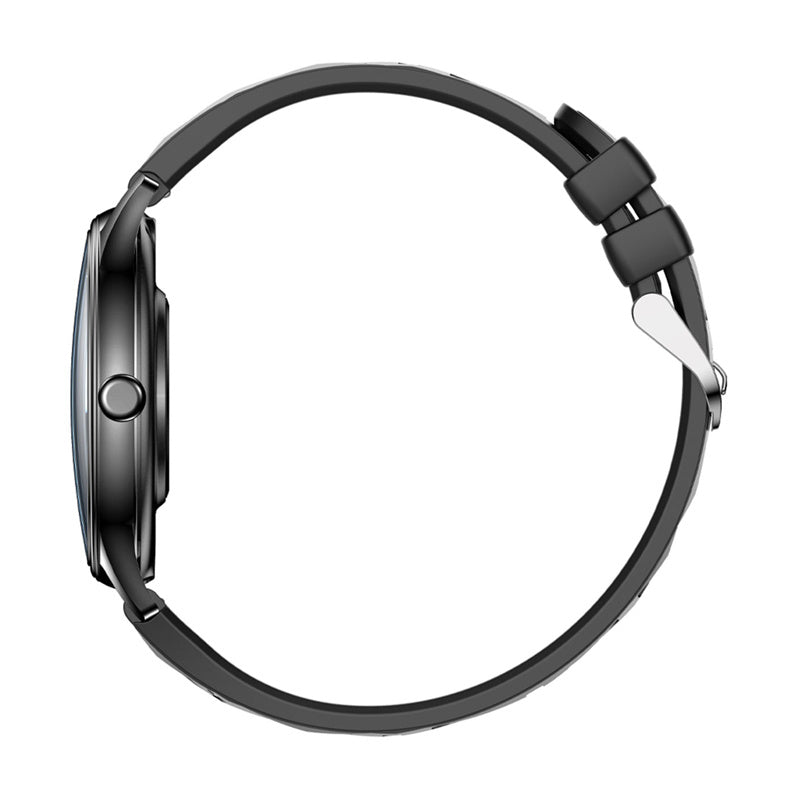 COLMI L28 Smart Watch (sort silikone + sort læderrem)