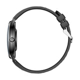 COLMI L28 Smart Watch (sort silikone + sort læderrem)