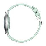 COLMI L28 Smart Watch (Sølvgrøn + grøn læderrem)