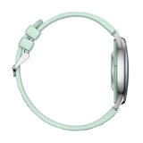COLMI L28 Smart Watch (Sølvgrøn + grøn læderrem)