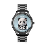 COLMI L28 Smart Watch (sort + sort stålrem)