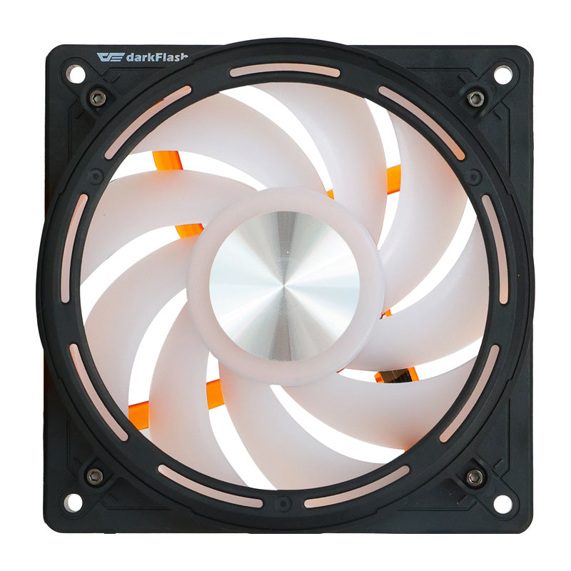 Darkflash DE8-køleventilator (sort)