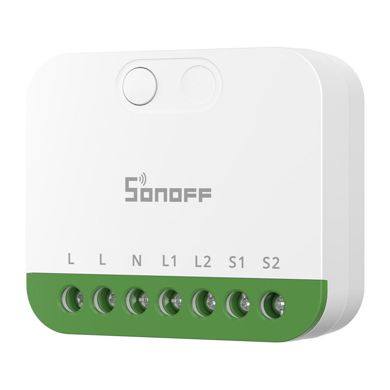 Sonoff MINI-2GS Matter to-kanals mini-switcher
