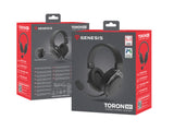 GENESIS Toron 301 Headset Ledningsført Spil Sort