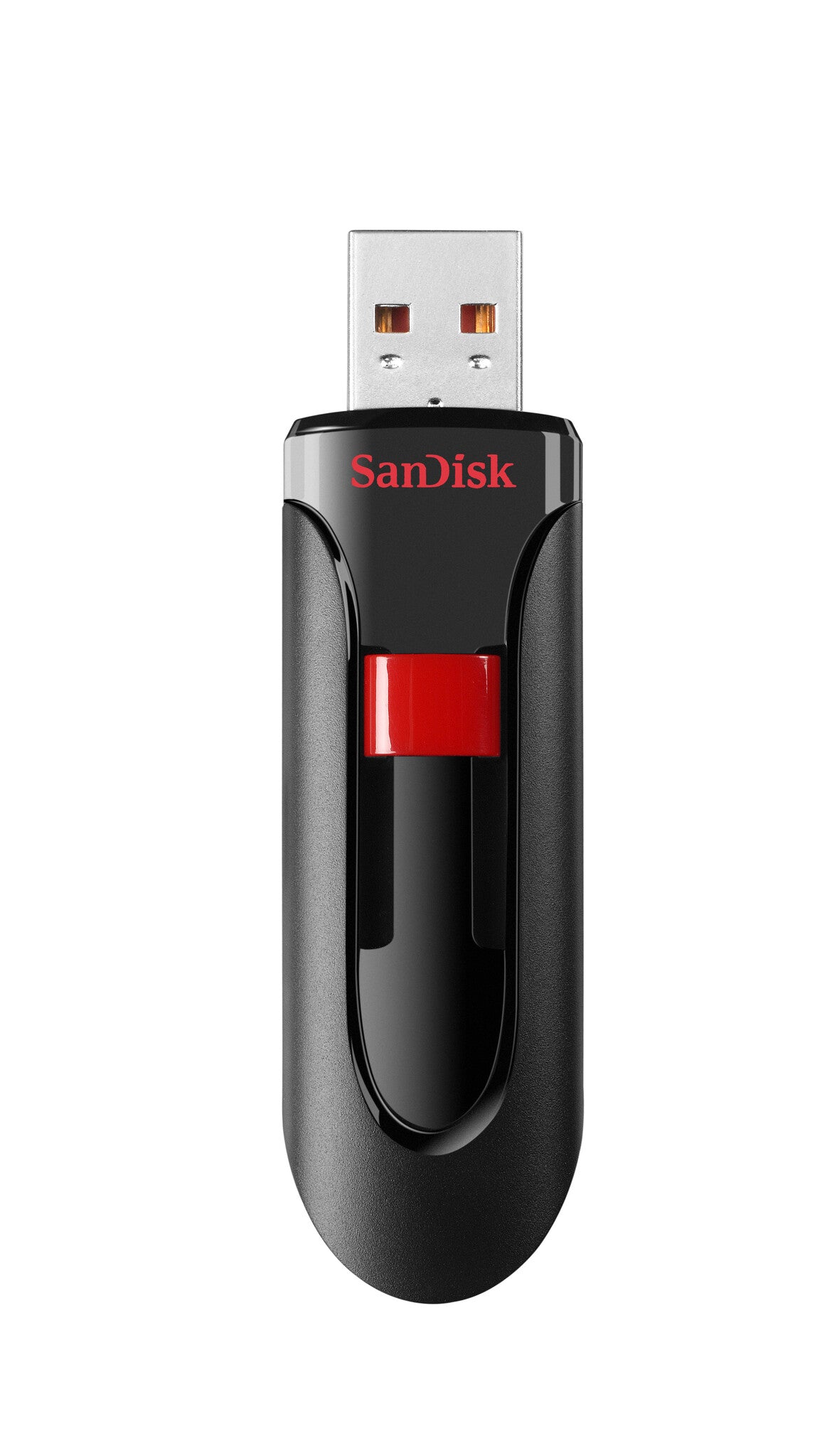 SanDisk Cruzer Glide USB-nøgle 128 GB USB Type-A 2.0 Sort, Rød