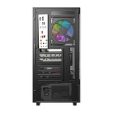 DarkFlash DS950V computerkasse med display (sort) + 6 ventilatorer