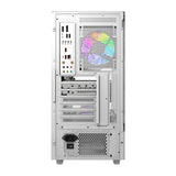 DarkFlash DS950V computerkasse med display (hvid) + 6 ventilatorer