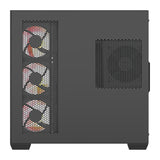 DarkFlash C280 computerkasse (sort) + 7 ventilatorer
