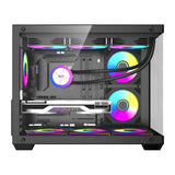 DarkFlash B275 PRO computerkasse (sort) + 6 vifter