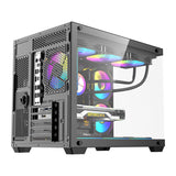 DarkFlash B275 PRO computerkasse (sort) + 6 vifter