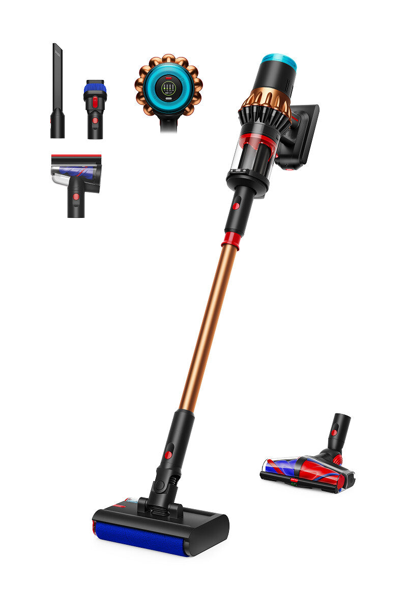 Dyson V16 Piston Animal Submarine 3-i-1-stavstøvsuger Batteri Tør&våd HEPA Poseløs 1,3 L 900 W Sort, Kobberfarve