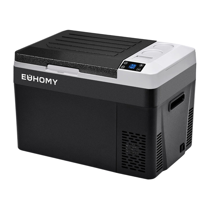 Euhomy CF008-30BL 30L bilkøleskab (sort)