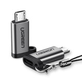 Ugreen adapter USB Type C til mikro USB adapter grå (50590)