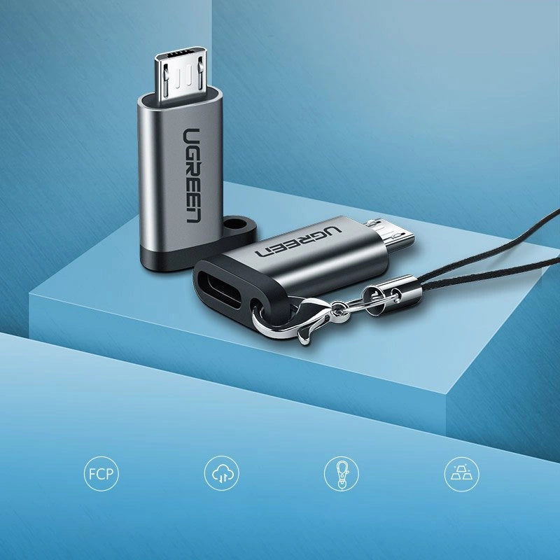 Ugreen adapter USB Type C til mikro USB adapter grå (50590)