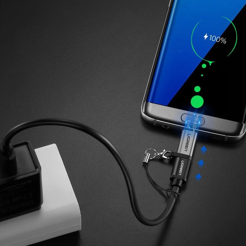 Ugreen adapter USB Type C til mikro USB adapter grå (50590)