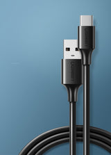 Ugreen US287 60116 USB-A / USB-C 2A kabel 1m - sort