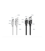Ugreen US287 60118 USB-A / USB-C 3A kabel 2m - sort