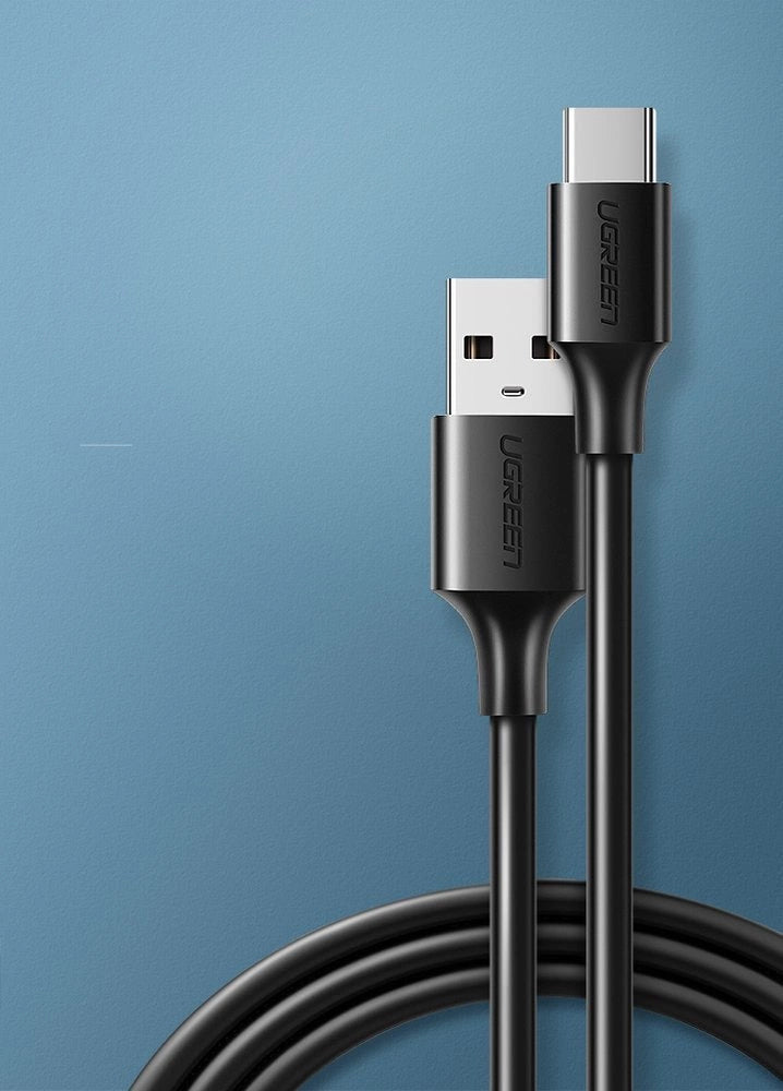 Ugreen US287 60118 USB-A / USB-C 3A kabel 2m - sort