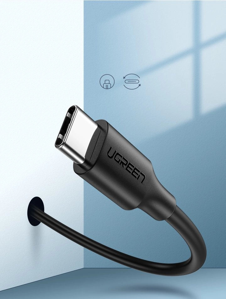 Ugreen US287 60118 USB-A / USB-C 3A kabel 2m - sort