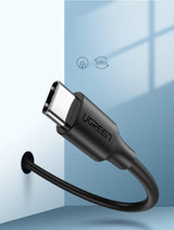 Ugreen US287 60118 USB-A / USB-C 3A kabel 2m - sort