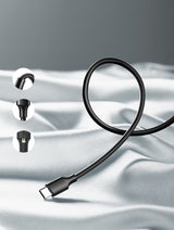 Ugreen US287 60118 USB-A / USB-C 3A kabel 2m - sort